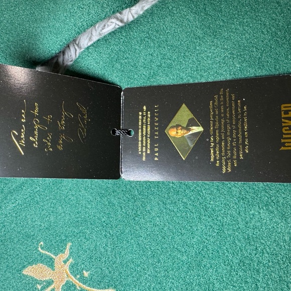 Wicked Cardigan with Gold Embroidery and Buttons - Green Size Extra Large NWT - Picture 8 of 9